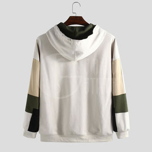 Sweat-shirts d'hiver pour hommes en gros, personnalisables, basiques, en molleton de coton mélangé, teint uni, séchage rapide, respirants - Product Image 6