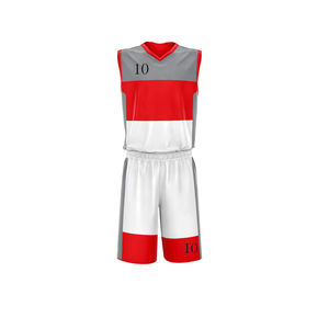 Conjunto de Uniforme de Baloncesto Unisex Personalizado, Conjunto de Dos Piezas en Blanco y Azul, Precio Económico con OEM - Product Image 5