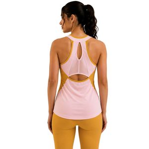 Débardeur de sport rose moutarde pour femme, sans manches, pour yoga, fitness, entraînement, course à pied, gym, vêtements de sport, séchage rapide, gilet athlétique, logo personnalisé - Product Image 2