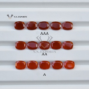 Piedra Preciosa Suelta de Ónice Rojo Natural de 7mm 9mm, Corte Cojín Largo, Joyería de Ónice Hecha a Mano, Precio Más Bajo, Piedra Calibrada del Fabricante - Product Image 1