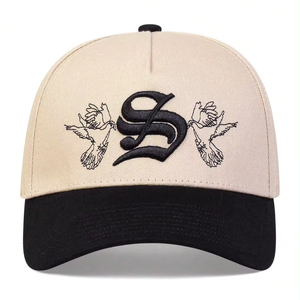 Casquettes de baseball d'été confortables pour hommes, fournisseur OEM, technique de broderie 3D personnalisée élégante sur tissu en toile - Product Image 1