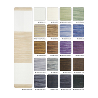 Tela Coreana Ignífuga 100% Poliéster para Persianas Zebra, Patrón Horizontal, Peso Medio, Xera Iris, Hecho a Medida para Ventanas