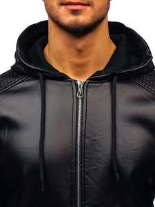 Nueva Llegada 2026 Chaqueta de Cuero Genuino de Piel de Vaca para Hombre, Impermeable, Transpirable, Estilo Bomber con Cuello Mandarín, Proveedor - Product Image 3