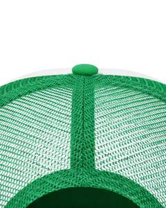 Gorra Trucker Personalizada Verde y Blanca con Malla Trasera, Ajustable, Transpirable, con Espuma de Poliéster en la Parte Delantera y Logotipo Personalizado - Product Image 6
