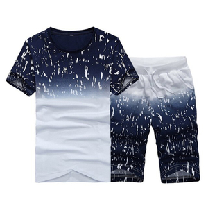 Men Sweat Suit <b>Twin</b> <b>Set</b> Summer Clothing Men 2 Piece <b>Twin</b> <b>Set</b> | Short Sleeve T Shirt and Shorts Male <b>Twin</b> <b>Sets</b> - Product Image 3