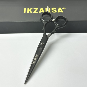 Ciseaux de coiffure professionnels en papier noir de haute qualité, design ultra-affûté, pour une coupe de précision, personnalisez votre style. - Product Image 2