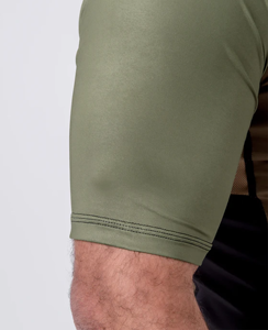 Rashguard de compression MMA pour hommes, conception OEM, imprimé par sublimation personnalisé, vente en gros, pour l'entraînement de performance - Product Image 4