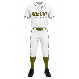 Personalized Team Names Logos Private Label Low Price Plus Size Wholesale Baseball Uniform Sets Custom Embroidered Designs - Product Image 4