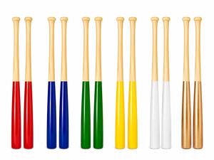 Premium Custom Wooden <b>Baseball</b> <b>Bat</b> for Training & Practice – Durable Glossy Finish Standard Barrel OEM Custom Colors Available - Product Image 5