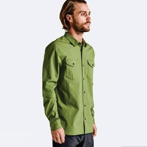 Chemises en flanelle à carreaux pour hommes, personnalisables avec logo, manches longues, multi-poches, respirantes, 100 % coton, coton polyester, poids lourd, vente en gros - Product Image 3