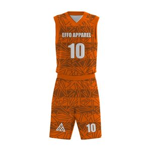 Ensemble de sport en maille pour hommes, vêtements de basketball personnalisés, marque privée, fabrication OEM, vente en gros directe d'usine - Product Image 2