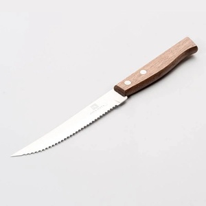 Juego de 6 Cuchillos para Carne JAYA MATA con Mango de Madera Ambidiestro, Hoja Dentada de Acero Inoxidable, Cuchillos para Cena, Caja de Regalo Incluida - Product Image 5
