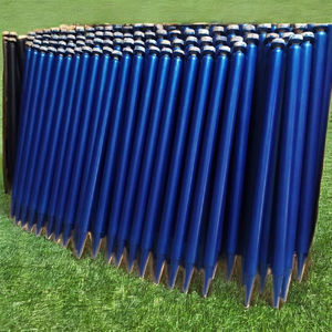 Piquets de cricket en bois de qualité supérieure, personnalisables, 32 pouces, sans bails, niveau de jeu normal, meilleur équipement de terrain de sa catégorie - Product Image 1