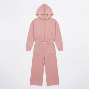 Conjunto Deportivo de 2 Piezas para Mujer, con Capucha, de Forro Polar, Estilo Informal, para Invierno, Versátil, de Manga Corta, 100% Algodón, Cómodo - Product Image 6