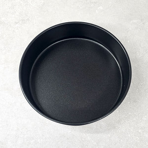 Non-Stick Round Cake Pan No3 21cm Cold Rolled Steel <b>PTFE</b> Coating Large Baking Tin Korea Made - Product Image 1