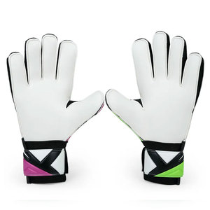 Football Goalkeeper Gloves Full Finger PU Material Non Slip Breathable Adjustable Wrist <b>Strap</b> Unisex Sports Gear - Product Image 6