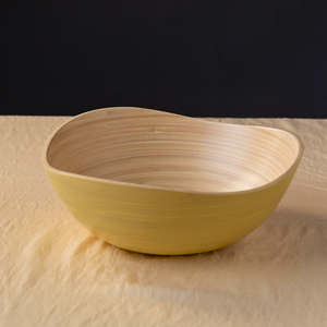 Ensaladeras de bambú desechables elegantes, cuencos de fruta de bambú natural respetuosos con el medio ambiente, juego de productos de madera hechos a mano de Vietnam - Product Image 2