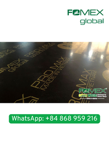 Contrachapado FOMEX PRO MAX con revestimiento de película negra, núcleo de madera dura, formaldehído E0, para encofrados, fabricado en Vietnam. - Product Image 4