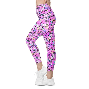 Women's High Waist Workout Yoga Leggings Push-up Sublimation Sports <b>Tights</b> with Seamless Solid <b>Pattern</b> Compression Leggings - Product Image 5