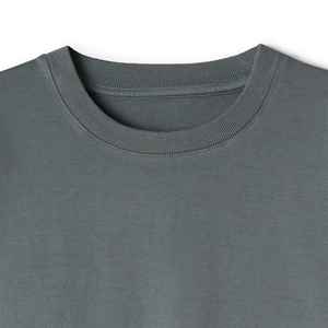 เสื้อยืดคอกลมผู้ชายผ้าฝ้าย 100% ทรงหลวม ระบายอากาศได้ดี สั่งทำได้ MOQ ต่ำ ราคาขายส่ง มีความต้องการสูง - Product Image 2