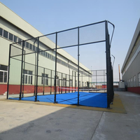 Court de tennis de padel neuf de haute qualité et personnalisable avec gazon artificiel en verre