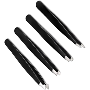 Ensemble de pinces à épiler professionnelles en acier inoxydable pour l'élimination des poils incarnés, des cils et les outils de précision pour le maquillage - Product Image 6