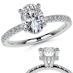 Luxury Oval Cut Lab Grown Diamond <b>Ring</b> 9K 14K 18K Gold IGI Certified for Women Perfect Engagement Wedding Anniversary <b>ring</b> - Product Image 2