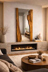 Espejo de Pared de Madera para Cuarto de Niños, Diseño Seguro, Espejo de Pared de Madera para Decoración de Habitaciones Infantiles, Espejo Colgante al por Mayor - Product Image 6