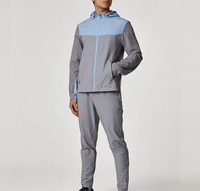 Veste coupe-vent et survêtement réfléchissants de haute qualité pour homme, grande taille pour l'hiver Streetwear