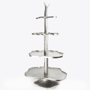 Support à gâteau en métal avec motif imprimé émaillé, table d'appoint de designer haut de gamme, forme personnalisée, qualité supérieure, fait main, écologique, facile à utiliser - Product Image 4