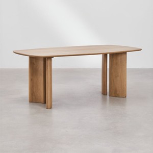 Mesa de comedor rectangular Vandana Hexa Lyra en madera de mango Sidney - Product Image 2