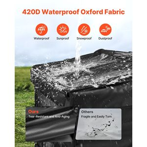 Funda Impermeable Universal de 34 x 24 x 21 Pulgadas para Generadores de 3500-12000 Vatios, Piezas y Accesorios para Generadores Portátiles - Product Image 3