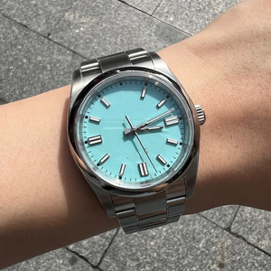 Reloj de pulsera de alta calidad 904L para parejas, regalo, 36mm/41mm, reloj mecánico automático para hombre, esfera verde, moderno, 3230, informal. - Product Image 4