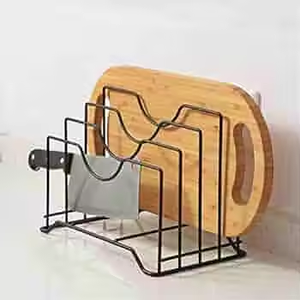 Étagère de rangement de cuisine murale en fer durable à double niveau non pliable pour hôtels, restaurants, traiteurs - Product Image 4