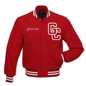 GANTS City Jacket OEM Custom Sleeve Wool Body Varsity Jacket Bomber Flight Baseball Vintage Letterman Varsity Jacket for Man - Product Image 1