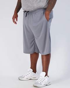 Shorts de performance athlétique pour hommes, grande taille, en tissu respirant et mesh - Product Image 2