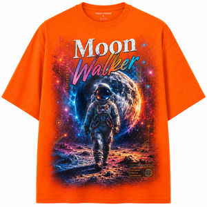เสื้อยืดแขนยาวพิมพ์ลายนักบินอวกาศมูนวอล์คเกอร์สำหรับผู้ชาย สีตามสั่ง คอกลม ทรงปกติ สวมใส่สบาย ผ้าฝ้ายเจอร์ซีย์เทอร์รี่ 100% ระบายอากาศได้ดี - Product Image 1