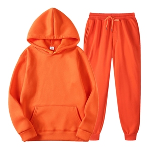 Survêtements en coton et polyester épais OEM, design personnalisé pour hommes et femmes, motif uni écologique pour l'hiver - Product Image 3