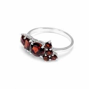 Citrine Gemstone <b>Ring</b> in 925 Sterling <b>Silver</b> with Rhodium Plating Prong Setting Luxury Style for Children & Women Unisex - Product Image 6