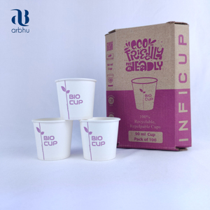 Vaso Ecológico de Bagazo para Bebidas Frías, Biodegradable, de Fibra de Caña de Azúcar, Desechable, para Eventos y Fiestas, al por Mayor - Product Image 1