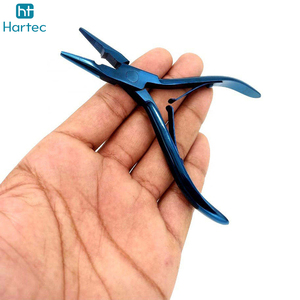 Pince à extensions capillaires professionnelle en acier à haute teneur en carbone, outil multifonction pour micro-anneaux, liens et perles, vente en gros, qualité supérieure - Product Image 3