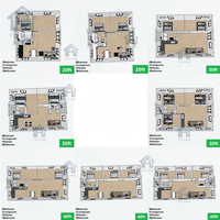 Maison conteneur pliable, Conteneur pliable, Conteneur pliable en Z, Maison préfabriquée pliable, 20/40 pieds, ignifuge et résistant aux tremblements de terre