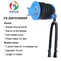 Carrete de manguera de extracción de gases de escape para taller automotriz CE ISO, servicio profesional, 900-1350 m³/h, alto flujo de aire, OEM ODM personalizado