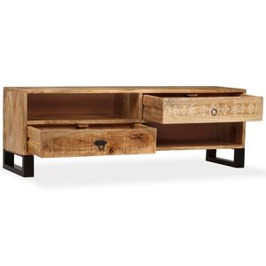 Supporto TV Mango in legno massello 47.2 \ "x11.8 \" x15.7 \ "-mobili durevoli ed eleganti - Product Image 4