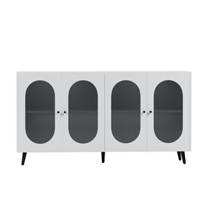 Modern Freestanding <b>Sideboard</b> Cabinet Acrylic Doors Kitchen Dining Living Room <b>Storage</b> Console Table Accent Furniture for Home - Product Image 6