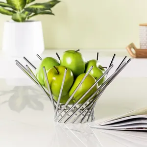 Bol décoratif en métal de designer pour un style intérieur luxueux, bol artisanal en métal fait main pour une décoration contemporaine de la maison, sûr et élégant. - Product Image 2