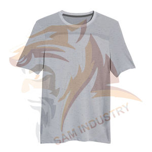 Camiseta de alta calidad 100% algodón para hombre, la más vendida, de color sólido, transpirable, con color y logotipo personalizados. - Product Image 5