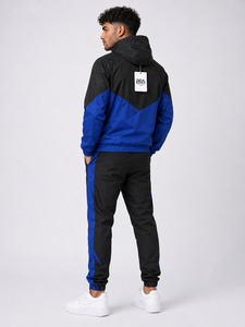 Conjunto de Chándal Cortavientos con Capucha Estampado para Hombre, Personalizable, Transpirable y Ecológico, Ideal para Invierno - Product Image 2
