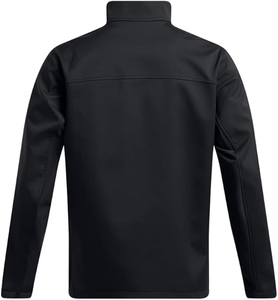 Chaqueta Casual de Invierno para Hombre, Cortavientos y Ajustada, en Color Negro, con Capucha y Diseño de Tela Moderno - Product Image 2