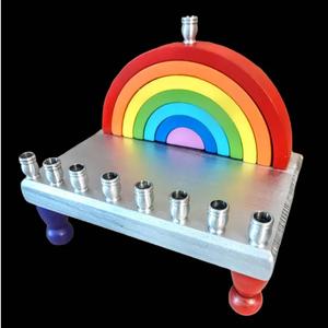 Bougeoir Menorah de Noël européen pour décoration de maison de luxe Coupe-bougie juive - Product Image 2